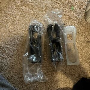 Black and Clear Remote Control Covers Set